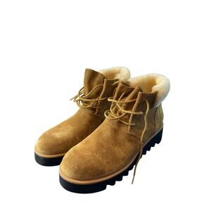 Eileen Fisher Kenille suede‎ wedge bootie